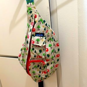Kavu Nature Themed Rope Sling Bag